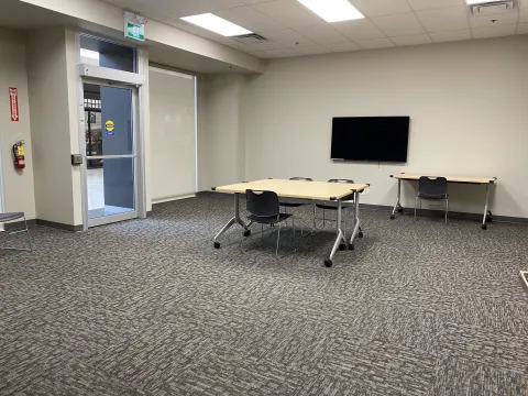 Front Half of Seaway Mall Meeting Room with Window to Mall
