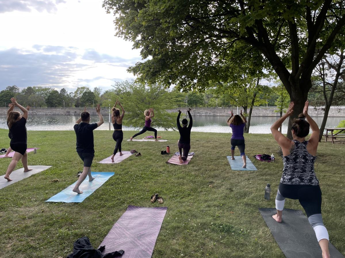 Yoga on the Canal