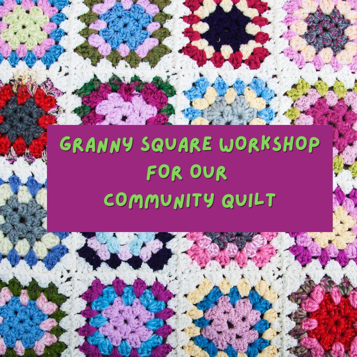 Granny square quilt 